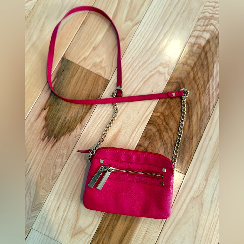Violet Ray Pink Vegan leather mini chain bag Valentines Day ❤️